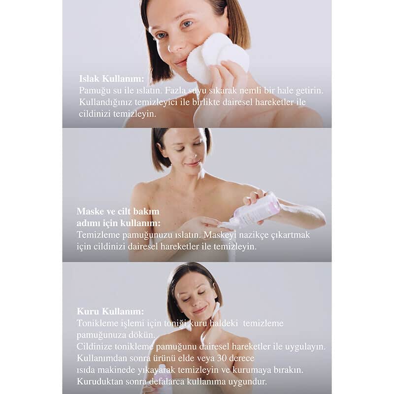 Clara Hygienics Reusable Make-up Remover Pad 3 pcs - 4