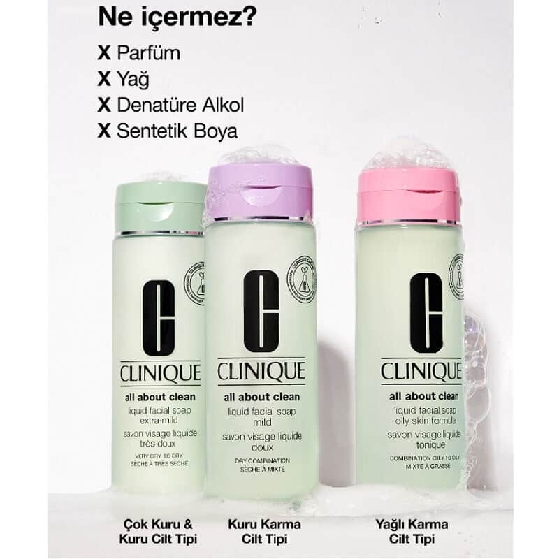 Clinique Face Cleansing Gel 200ml for Very Dry Skin - 4