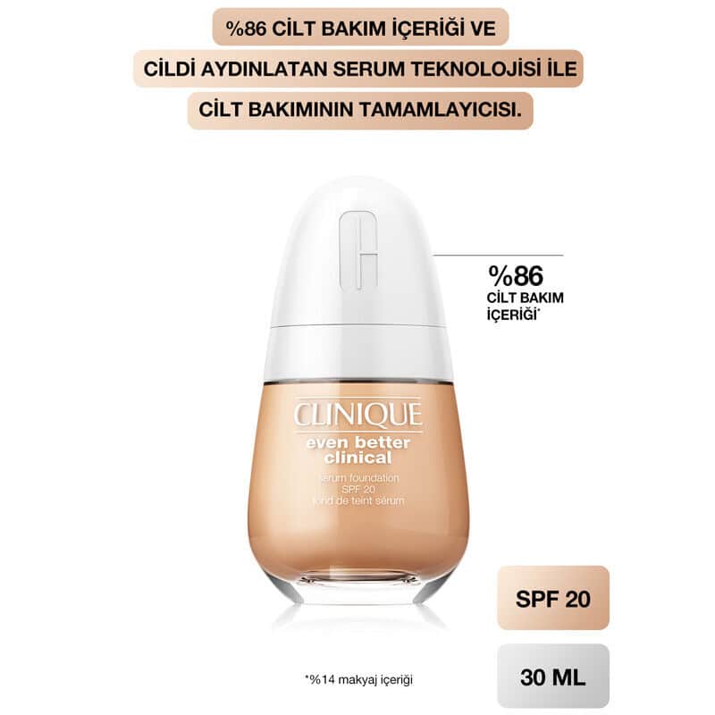 Clinique Even Better Clinical Serum Foundation Spf 20 wn 30 biscuit 30 ml - 4