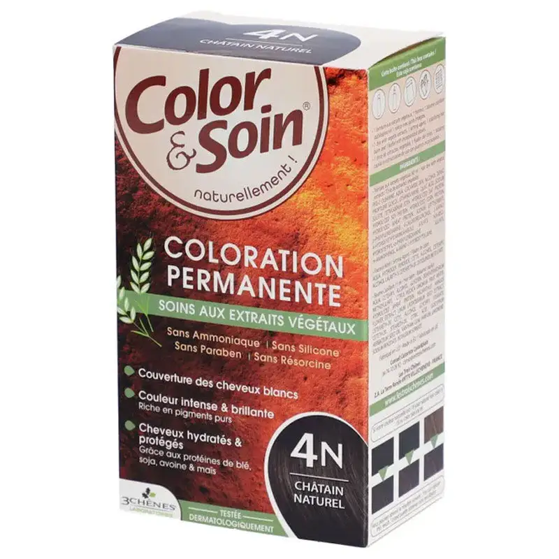 Color And Soin Hair Dye 4 n - Natural Chestnut - 1