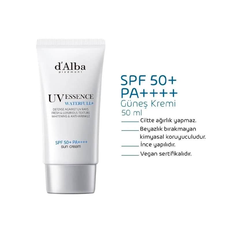 Dalba Waterful Uv Essence Sun Cream Spf50+ Pa++++ 50 ml - 3