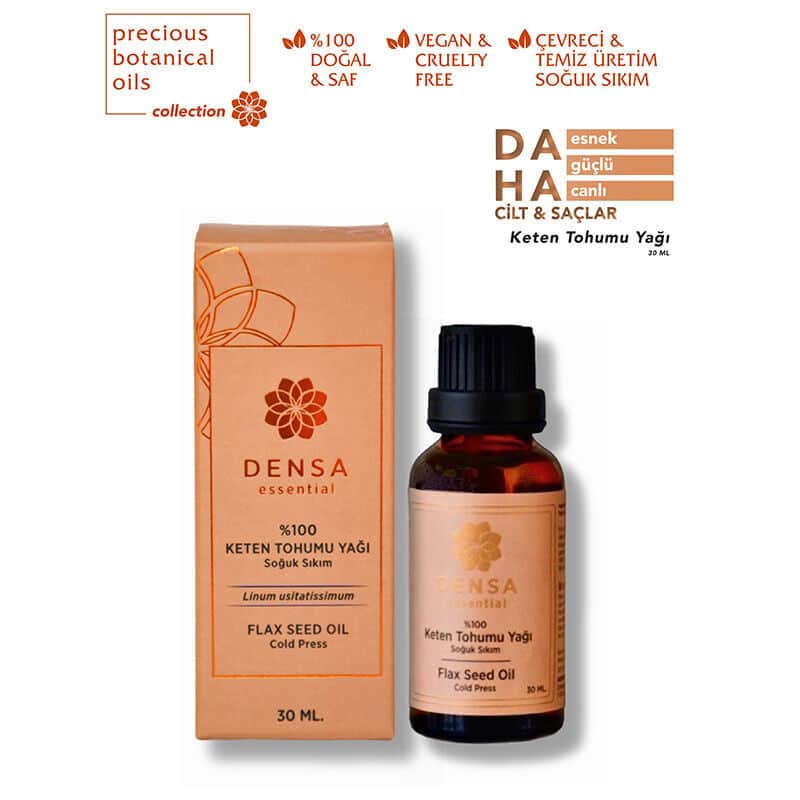 Densa Essential Flaxseed Oil 30ml - Omega-3 Rich Supplement - 2