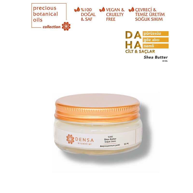 Densa Essential Cold Pressed Shea Butter Oil 50ml - Moisturizing Skin Care - 3