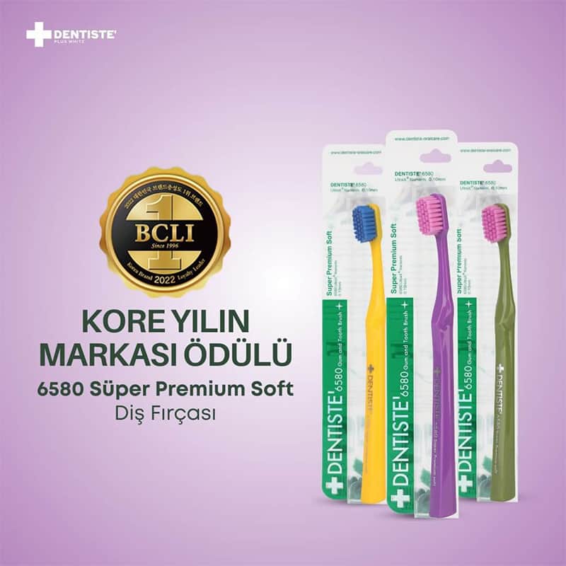 Dentiste 6580 super Premium Soft Toothbrush Yellow - 2