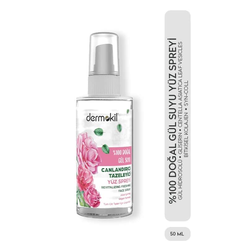 Dermokil 100% Natural Rose Water Spray 50 ml - 2