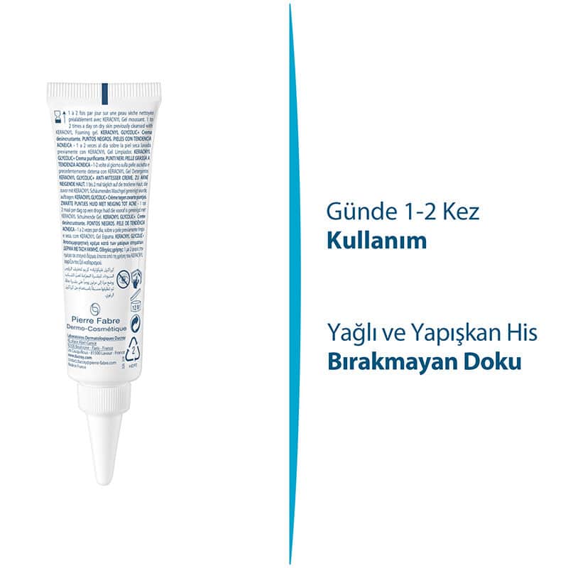 Ducray Keracnyl Glycolic+ Unclogging Cream 30 ml - 3
