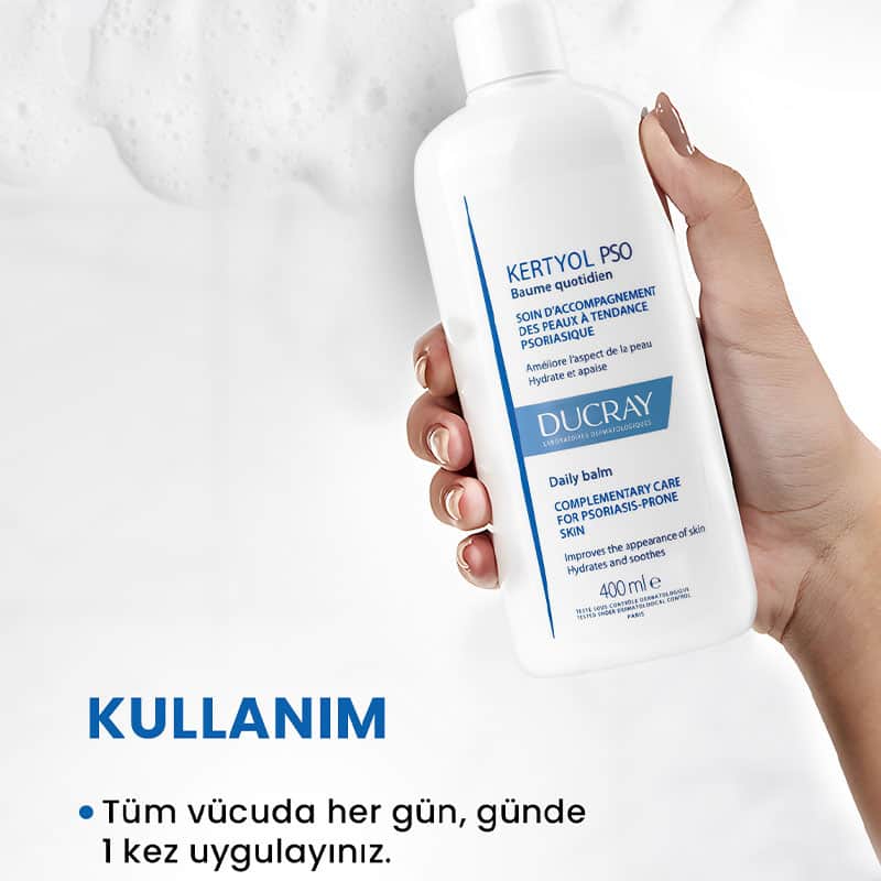 Ducray Kertyol Pso Daily Moisturizing Balsam 400 ml - 3