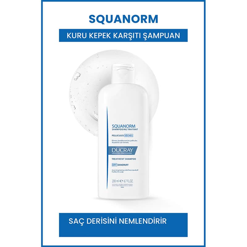Ducray Squanorm Anti-dandruff Shampoo For Dry Hair 200 ml - 2