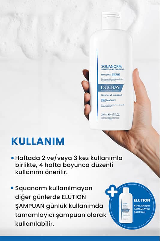 Ducray Squanorm Anti-dandruff Shampoo For Dry Hair 200 ml - 3