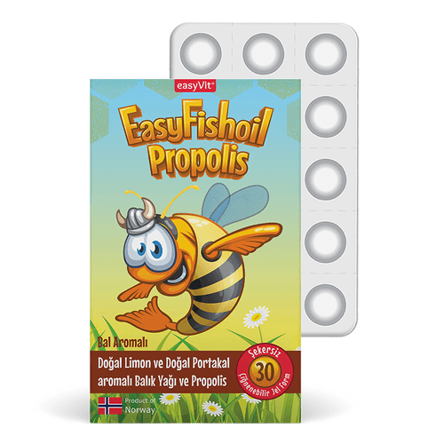 Easy Fish Oil Propolis 30 chewable Gel - Honey Flavored - 1
