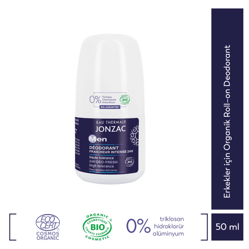 Eau De Jonzac Men Organic 24 h Deo Fresh Roll-on 50 ml - 2