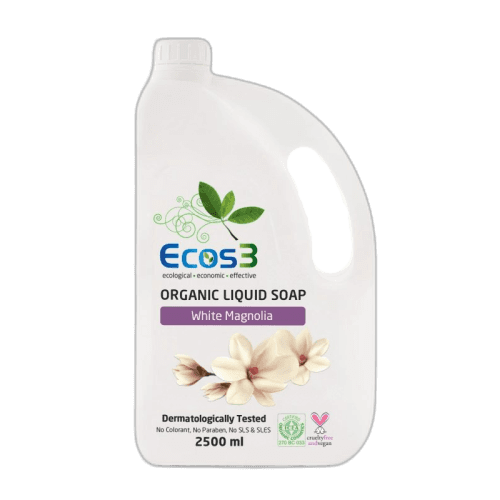 Ecos3 organic White Magnolia Scented Liquid Soap 2500 ml - 1