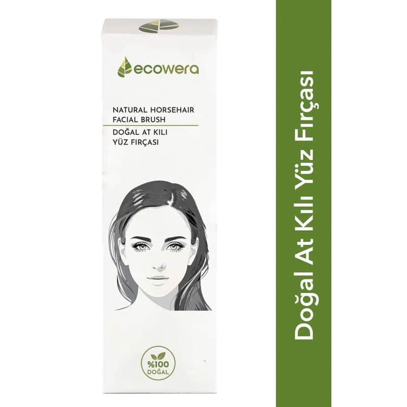 Ecowera Natural Horse Hair Face Brush - 3