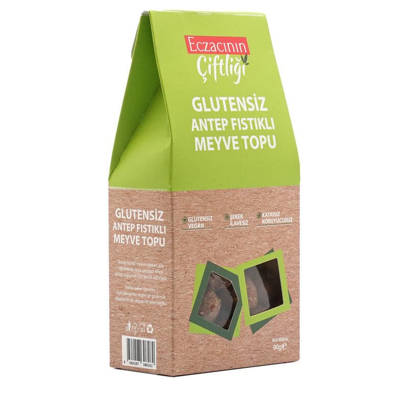 Eczacının Çiftliği Gluten-free Pistachio Fruit Ball 90 gr