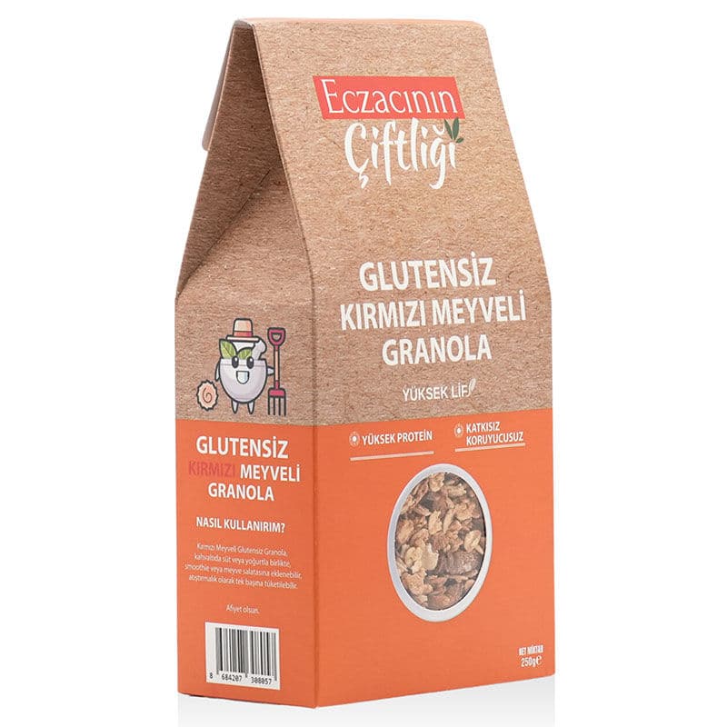 Eczacının Çiftliği Apothecary's Farm Gluten-free Red Fruit Granola 250 gr
