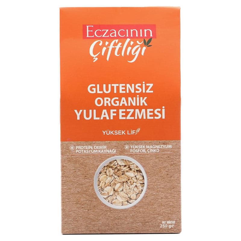 Eczacının Çiftliği Apothecary's Farm Gluten Free Organic Oatmeal 250 g