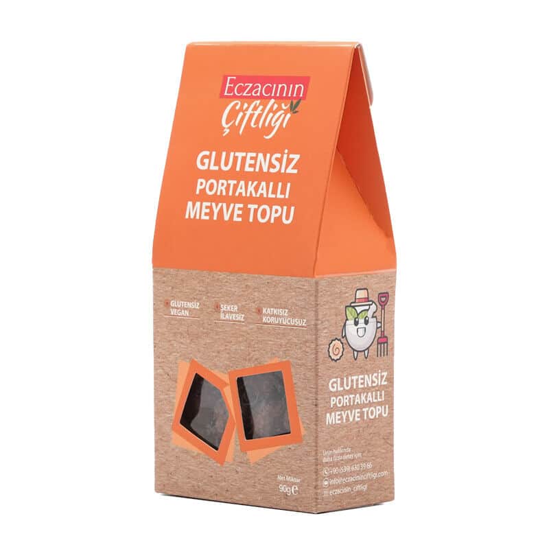 Eczacının Çiftliği Apothecary's Farm Gluten Free Orange Fruit Ball 90 gr - 1