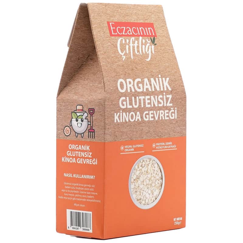 Eczacının Çiftliği Apothecary's Farm Organic Gluten-free Quinoa Flakes 250 g - 2