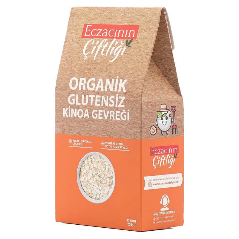 Eczacının Çiftliği Apothecary's Farm Organic Gluten-free Quinoa Flakes 250 g - 3