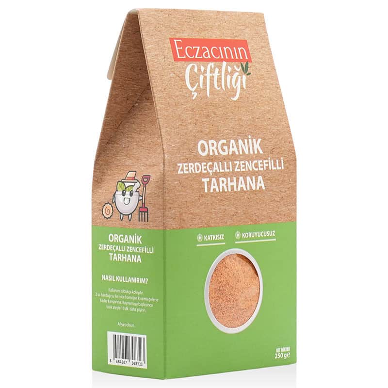 Eczacının Çiftliği Organic Turmeric Ginger Tarhana 250 gr - 1
