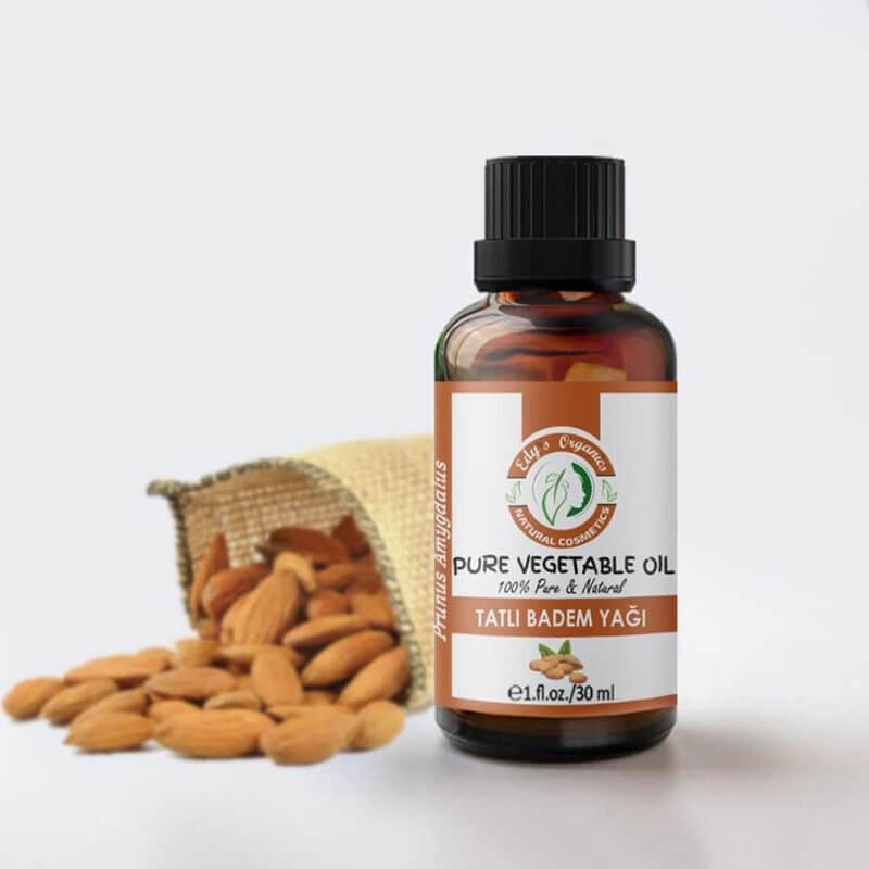 Edys Organics Sweet Almond Oil 30ml - Pure & Natural Moisturizer - 2