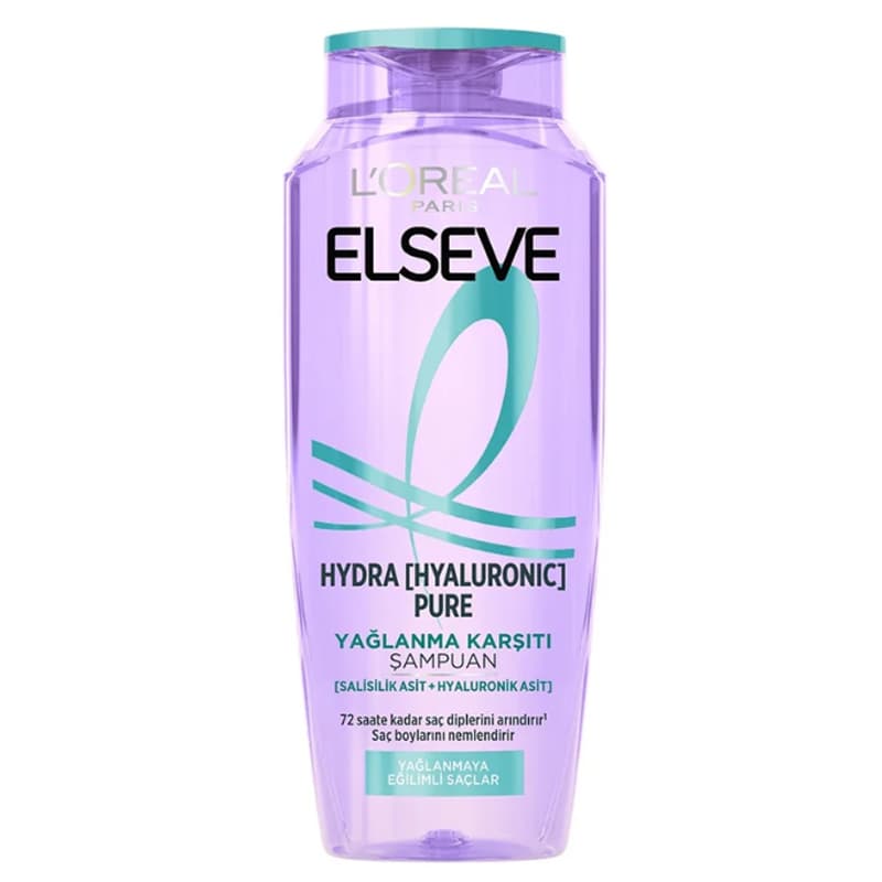 L'Oréal Paris Elseve Hydra Hyaluronic Pure Anti-oily Purifying Shampoo With Salicylic Acid 300 ml
