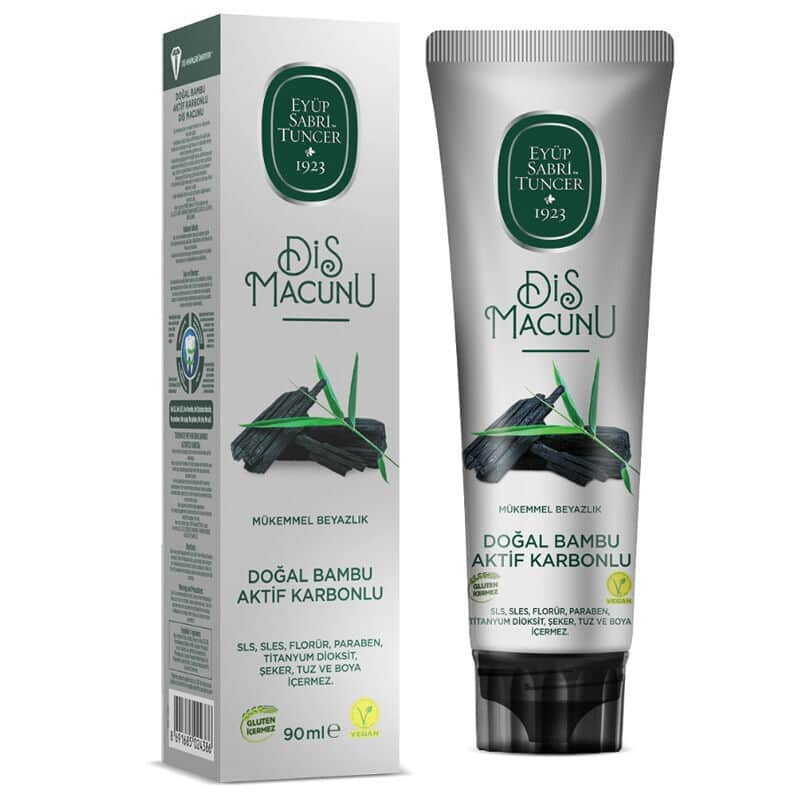Eyüp Sabri Tuncer Natural Bamboo Activated Carbon Toothpaste 90 ml - 2