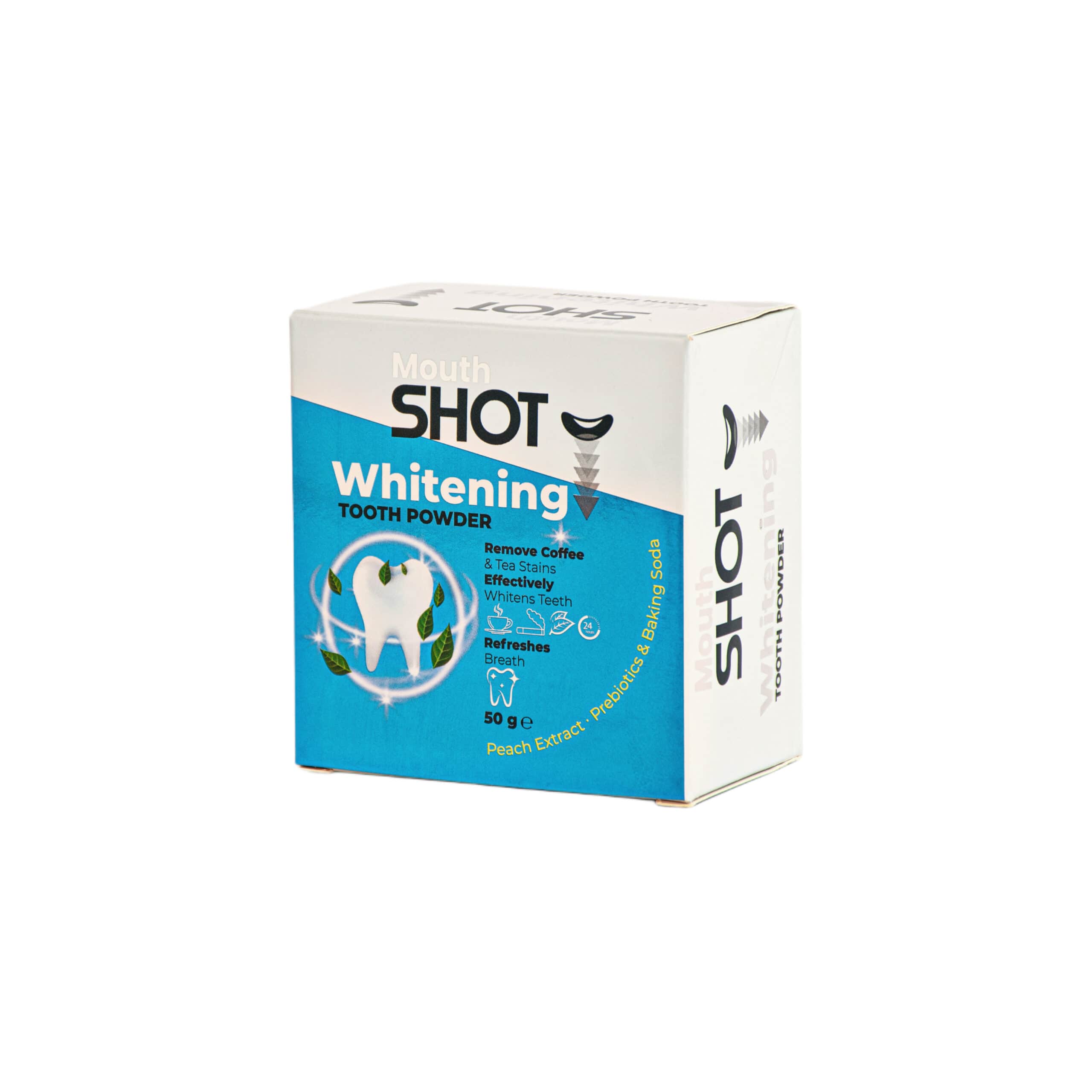 Mouth Shot Teeth Whitening Powder with Peach Extract from Mouth Shot – 50g - 4
