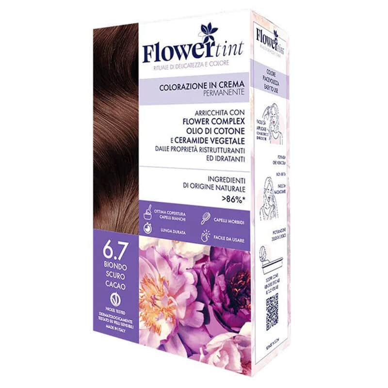 Flowertint Colorazione In Crema Hair Coloring Kit 6.7 dark Cocoa Blonde - 1