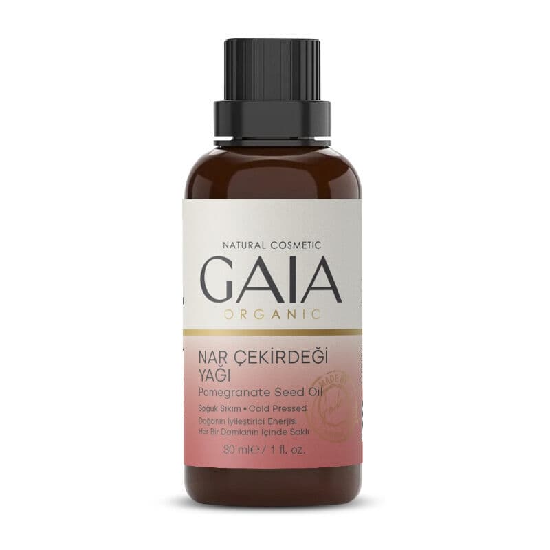 Gaia Organic Cold Pressed Pomegranate Seed Oil 30ml - Pure & Natural