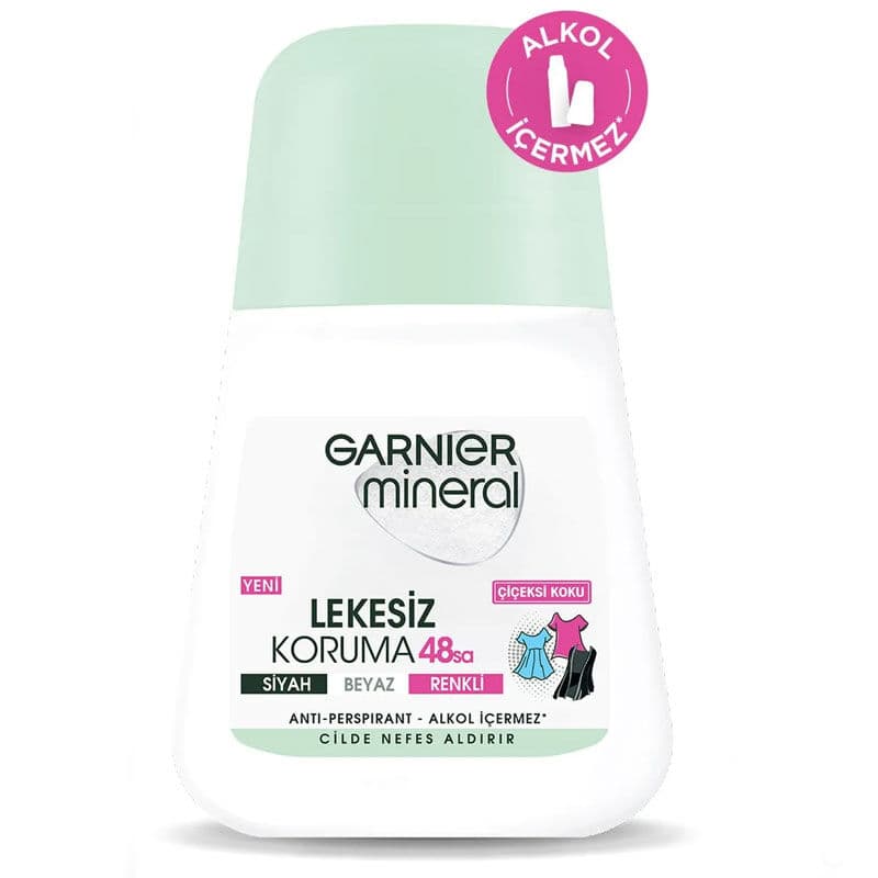 Garnier Mineral Spotless Protection Anti Perspirant Roll On 50 ml