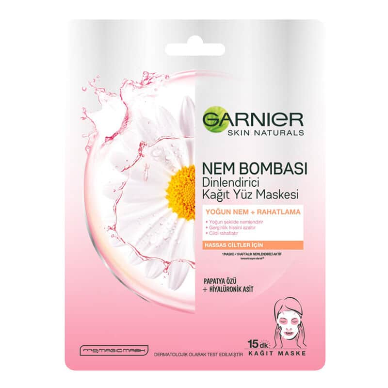 Garnier Moisture Bomb Relaxing Paper Face Mask 28 gr - 1