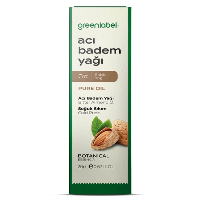 Greenlabel Bitter Almond Oil 20ml - Pure Skin & Hair Care - 2