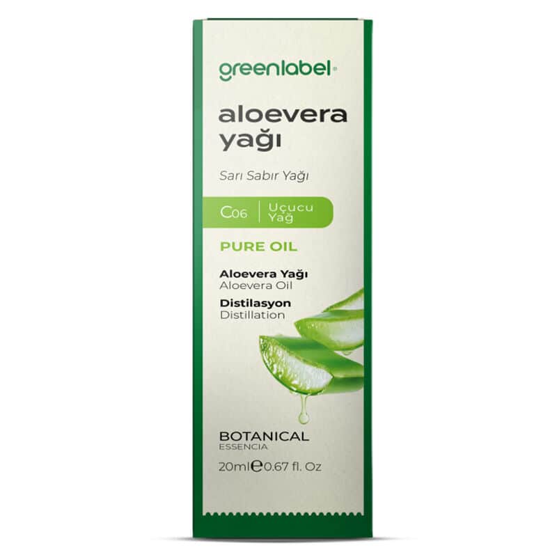 Greenlabel Organic Aloe Vera Oil 20ml - Skin Hydration & Care - 2