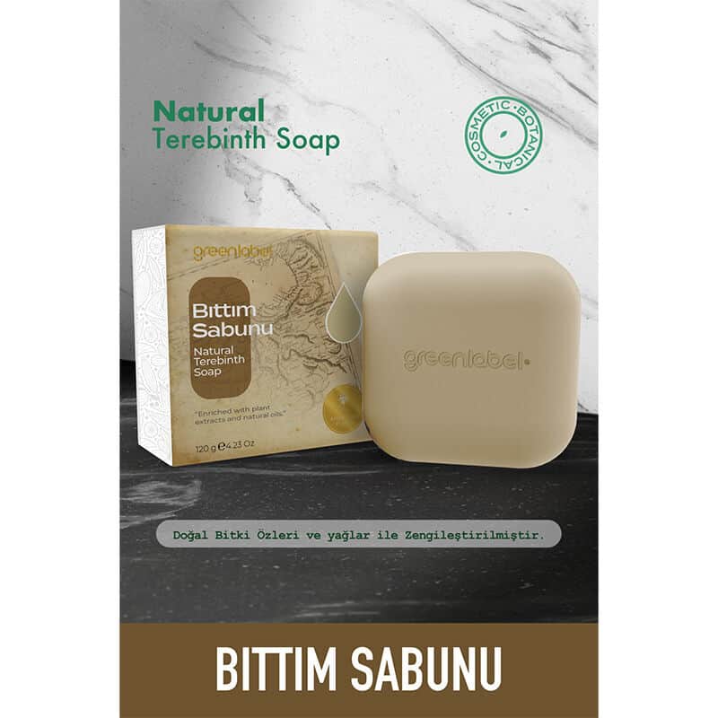 Greenlabel Bıttım Pistachio Soap - 120g Natural Moisturizer - 4