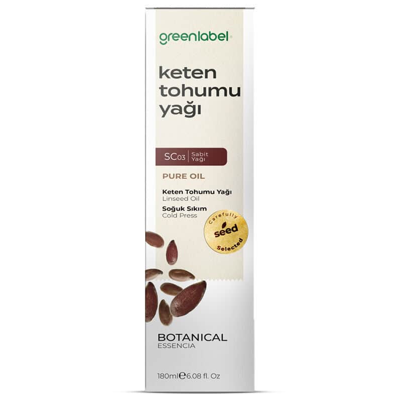 Greenlabel Organic Flaxseed Oil 180 ml - Omega-3 & Fiber - 2