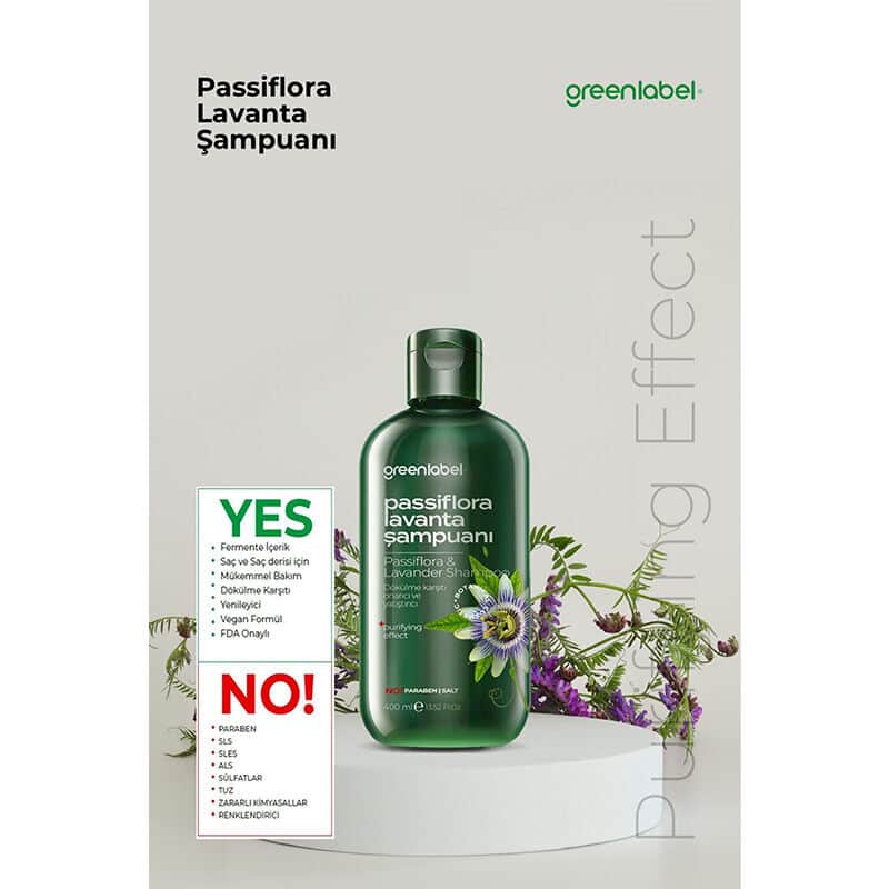 Greenlabel Passiflora And Lavender Oil Shampoo 400 ml - 2