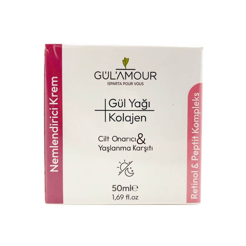 Gülamor Moisturizing Cream With Rose Oil And Collagen 50 ml - 1