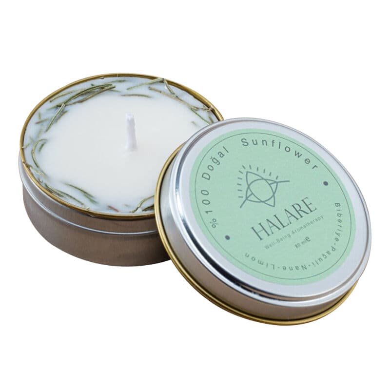 Halare Aromatherapy Candle: Rosemary, Patchouli & Mint 80ml
