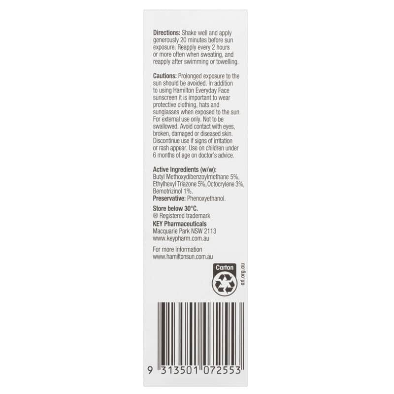 Hamilton Everyday Face Spf50+ Sun Cream 75 gr - 3