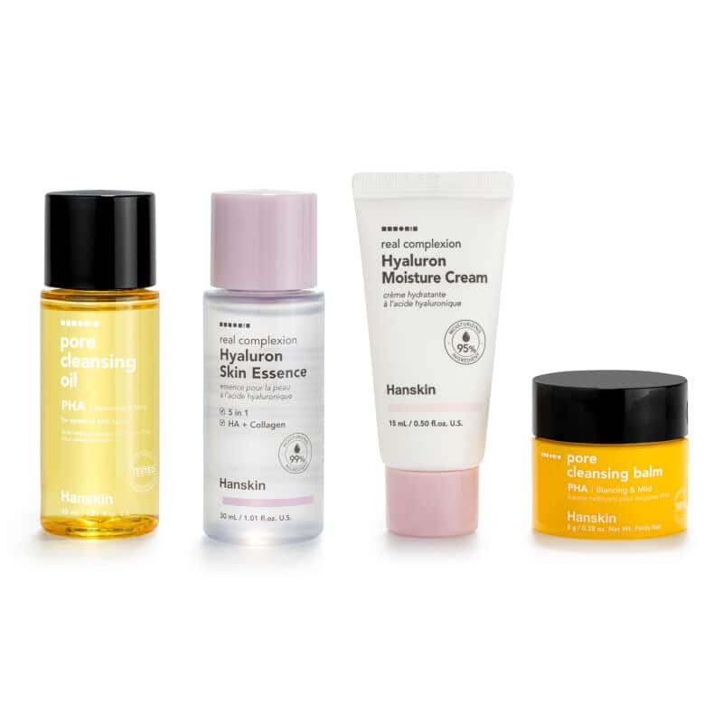 Hanskin Glass Skin On The Go-travel Size Skin Care Set - 3