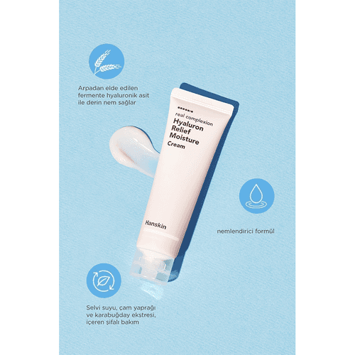Hanskin Hyaluron Relief Moisture Cream 50 ml - 4
