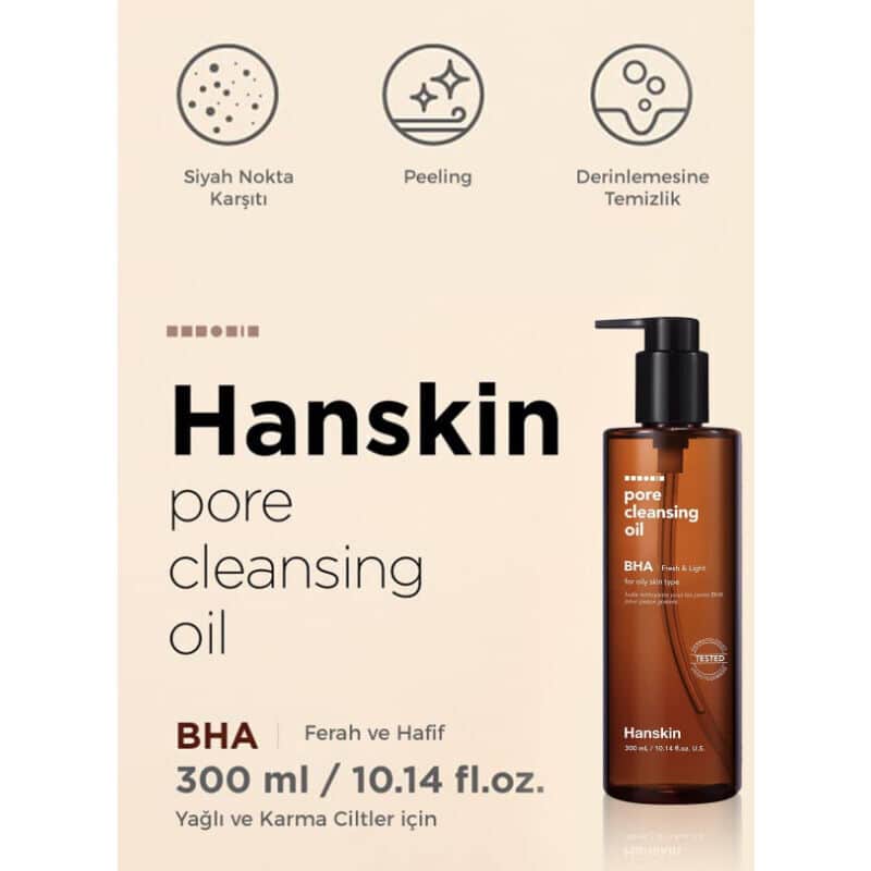 Hanskin Pore Cleansing Oil Bha 300 ml - 4