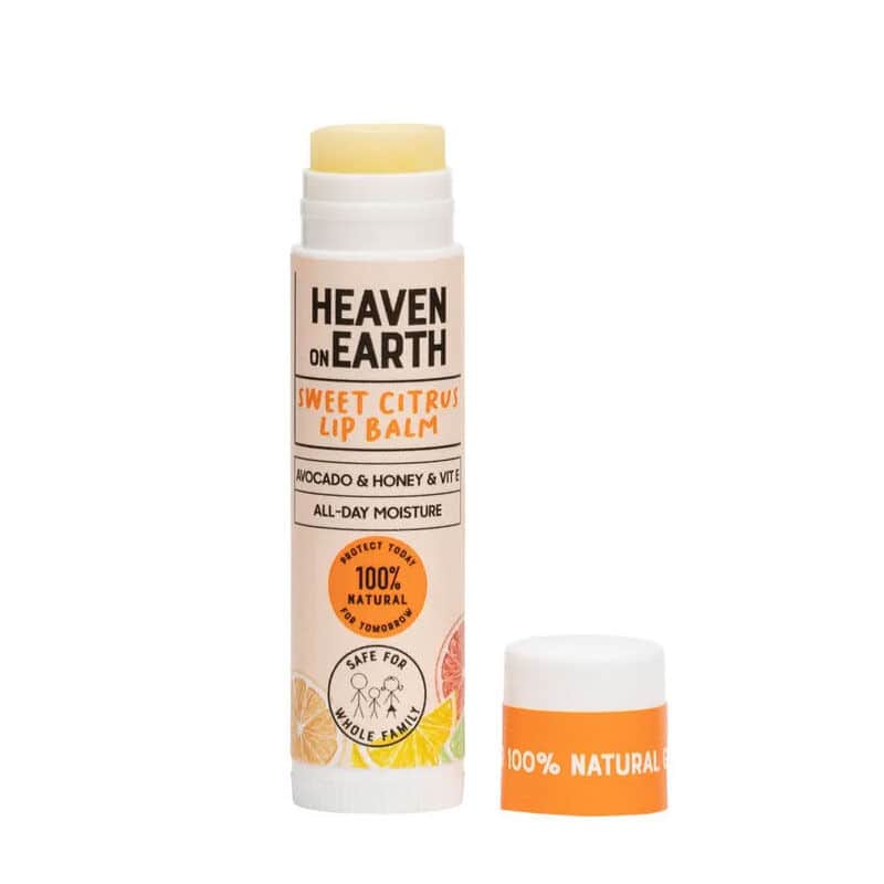 Heaven On Earth 100% Natural And Organic Lip Balm 5 gr - Sweet Citrus - 2
