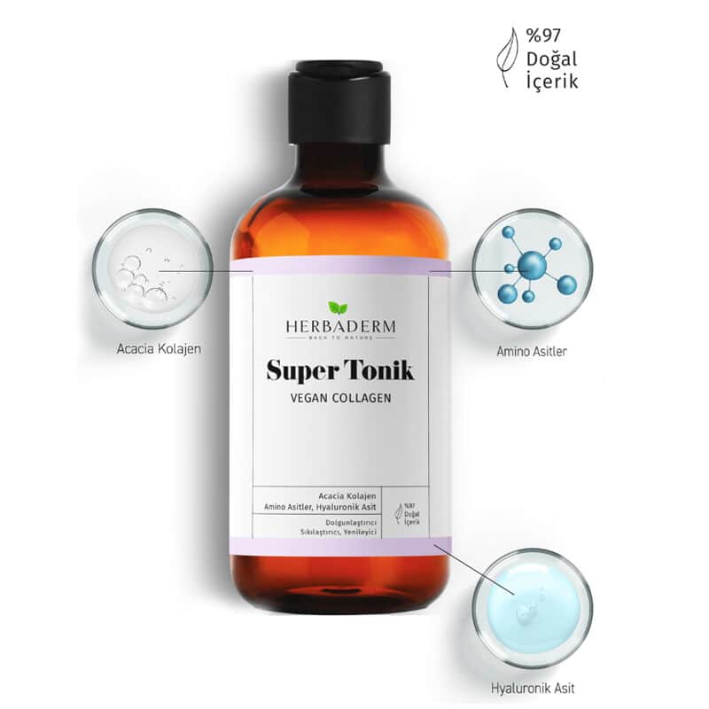 Herbaderm Vegan Collagen Plumping Super Tonic 250 ml - 2