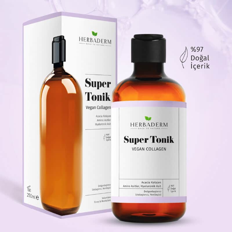 Herbaderm Vegan Collagen Plumping Super Tonic 250 ml - 3