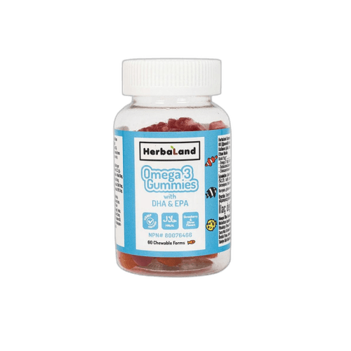 Herbaland Omega 3 gummies With Dha And Epa 60 capsules