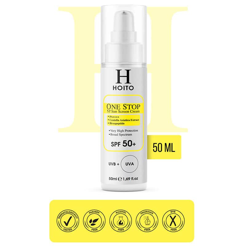 Hoito One Stop Sun Screen Sunscreen Cream Spf50+ 50 ml - 2