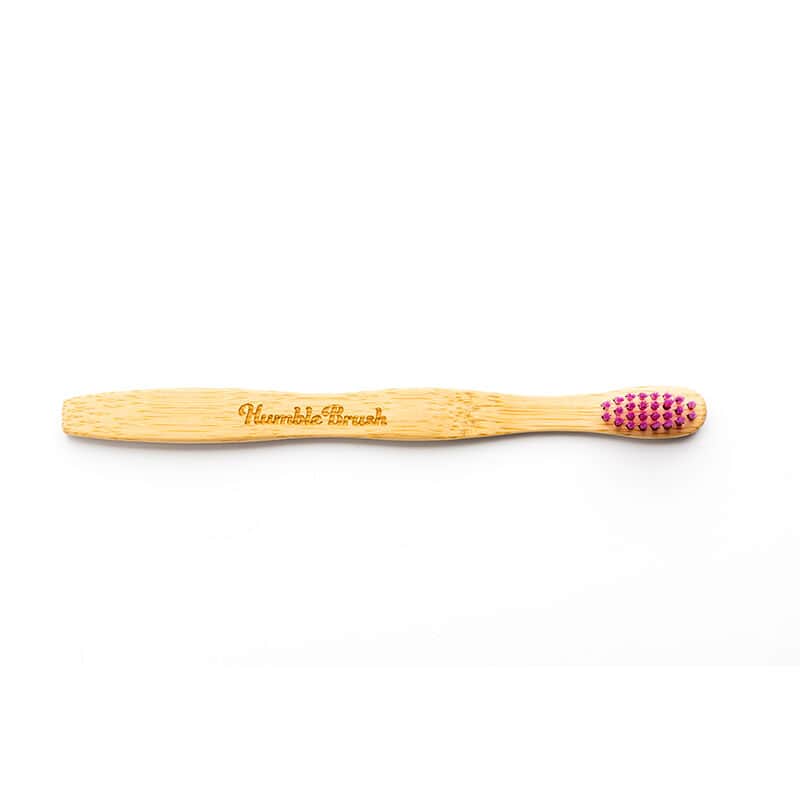 Humble Brush Natural Soft Kids Toothbrush - Lilac - 3