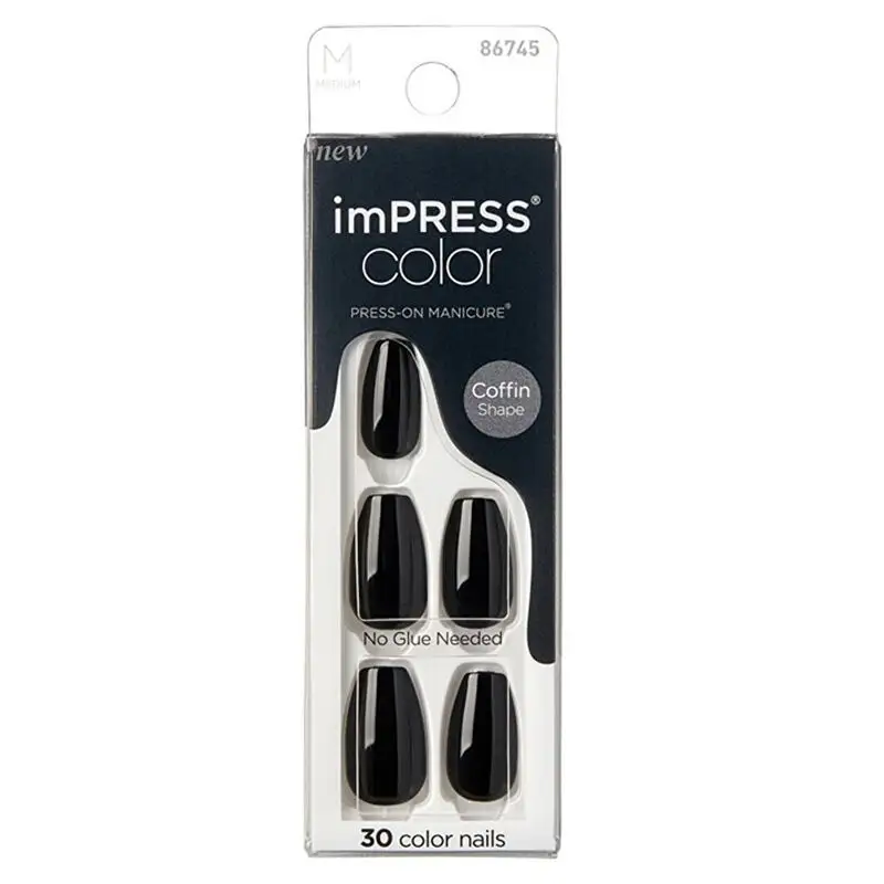 Impress Medium Coffin Nails False Nails 30 pcs - 1